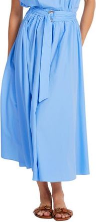 Bishop + Young Camryn Poplin Skirt in Azure at Nordstrom, Size X-Small