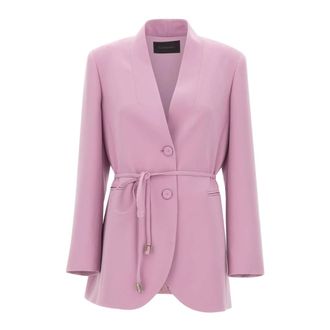 Elena Miro Dames, Jassen, Paars, Maat: 2XL