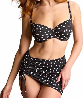 Panache Florence Adjustable Bikini Skirt In Black
