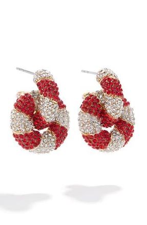 BaubleBar Sweet & Twisted Drop Earrings in Red at Nordstrom Rack
