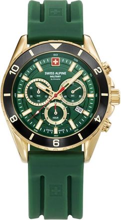 Swiss Alpine Military Sierra Chronograph - Heren - Accessoires - Groen - Maat: ONE Size