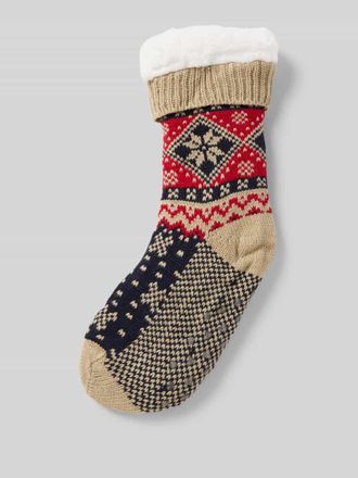 Capelli Socken mit geripptem Abschluss in Marine, Gr&ouml;&szlig;e S/M