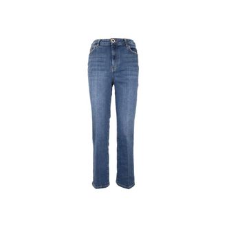 Liu Jo Straight Jeans - Dames - Regular Fit Jeans - Blauw - W26 - Katoen - Jeans