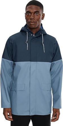 Helly Hansen Rain Jacket Mens Clothing Washed Navy : 2XL, Polyurethane