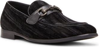 Steve Madden Trulmon Velvet Bit Loafer in Black at Nordstrom, Size 10.5