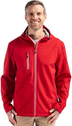 Clique Telemark Eco Stretch Softshell Full Zip Mens Hooded Jacket