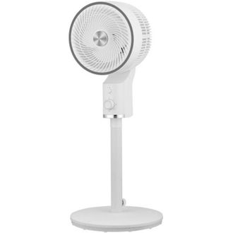 Fabrilamp Ventilador De Pie Talamo Blanco/cromo 50w 3vel Regx33x33cm Oscilante Fijo Y Rotatorio
