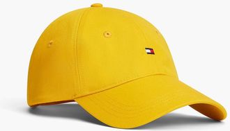Tommy Hilfiger Mens Flag Logo Baseball Cap - Countryside Yellow