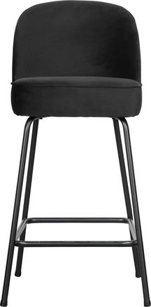 De Eekhoorn Design Barstuhl Vogue, Samt Schwarz, Sitzh&ouml;he 64 cm