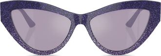 Jimmy Choo Eyewear cat-eye frame sunglasses - Purple