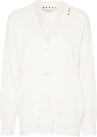 Marni Maglione alluncinetto - Bianco