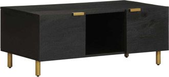 vidaXL Mesa De Centro Madera De Ingenier&iacute;a Negra 100x54x40 Cm Vidaxl