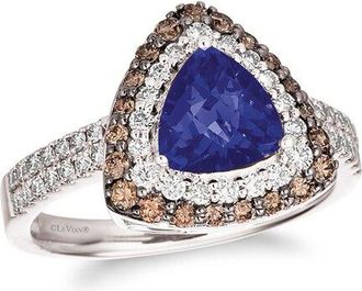 Le Vian 14K 1.92 Ct. Tw. Diamond & Tanzanite Ring