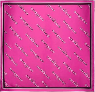 Givenchy Silky Scarves, female, Pink, Size: ONE SIZE Shadow Silk Square