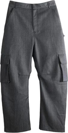 Balenciaga Wide Broeken - Dames - Wijde Broeken - Blauw - S - Broeken