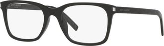 Saint Laurent 54mm Rectangle optical glasses in Black at Nordstrom