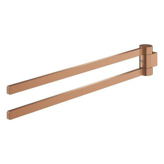 GROHE Selection Handdoekhouder - 40cm - dubbel - draaibaar - brushed warm sunset