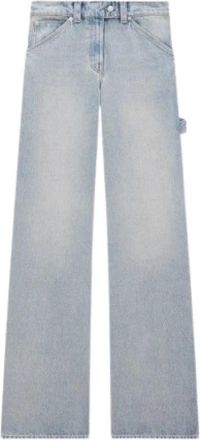 Courr&egrave;ges Hammer Denim Baggy Pants - Dames - Loose Fit Jeans - Blauw - W26 - Denim - Jeans