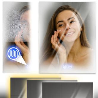 OEM Espejo Calefactable Rectangular Cronos De 60x80 Cm