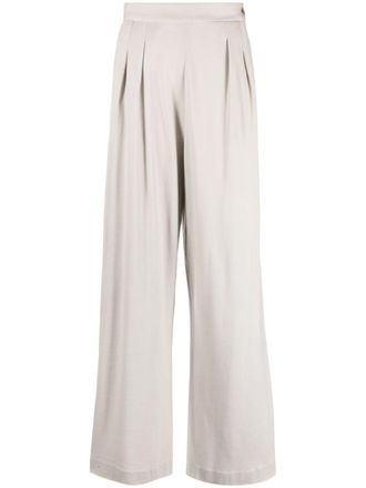 Fabiana Filippi Womens Wide Leg Wool Trousers