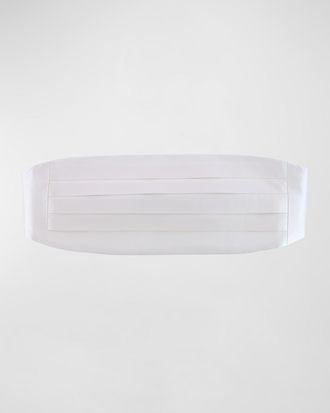 Trafalgar Store Men & apos;s Sutton Pleated Satin Cummerbund