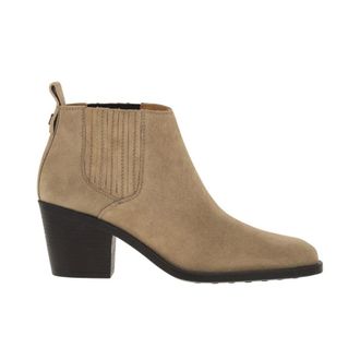 Tod's Tods, Cowboy Boots, female, Beige, Size: 6 US Suede Ankle Boot