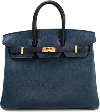 Herm&egrave;s Tri-colour Epsom Leather Birkin 25 GHW