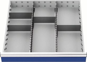 OEM Material De Subdivisi&oacute;n De Caj&oacute;n Frontal H.200mm 2 Longitudinales / 4 Divisores Transversales