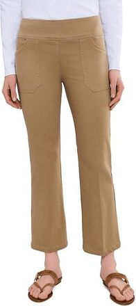 Elliott Lauren Modern Twill - Pull On Pant With Back Pockets Womens Clothing Olive : 12 26, Cotton/Elastane