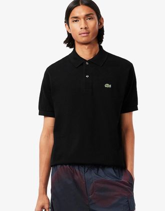 Lacoste Mens Lacoste Mens Classic Fit L.12.12 Original Polo Shirt - Black - Size: 4 medium
