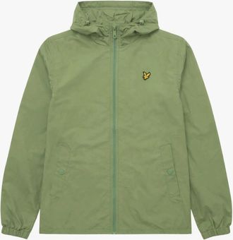 Lyle & Scott Mens Lyle & Scott Green Water Resistant Hooded Jacket - Size: 38/Regular