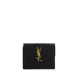 Saint Laurent Wallets & Cardholders, female, Black, Size: ONE SIZE Quilted Matelass&eacute; Wallet