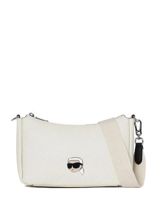 Karl Lagerfeld small Ikon cross body bag - women - Polyurethane/Recycled Polyurethane - OS - White