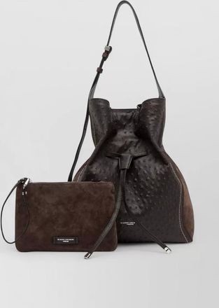 Gianni Chiarini leather bucket bag sienna