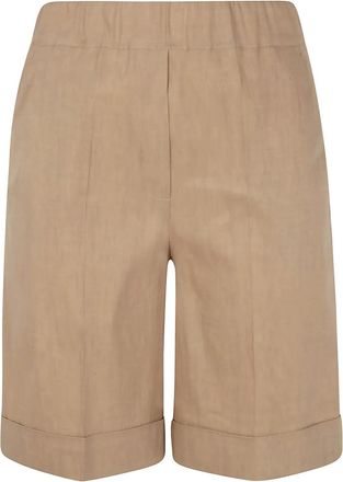 D.exterior Shorts in lino - Toni neutri