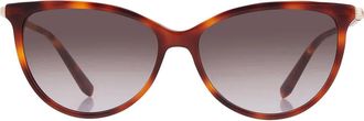 Ferragamo Ferragamo Grey Cat Eye Ladies Sunglasses SF2870SCP 214 55