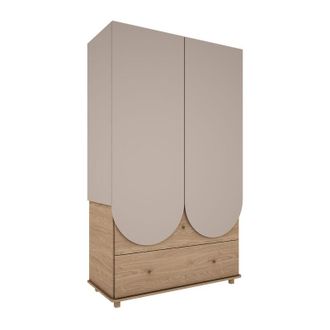 OEM Armoire 2 Portes 2 Tiroirs Wood Luck Bloom - Cachemire Et Bois