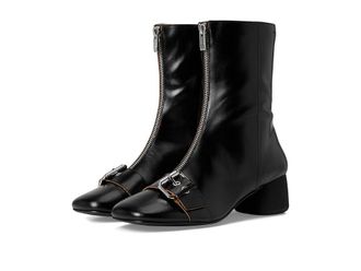 Vagabond Livia Buckle Bootie Womens Boots Black : EU 40 (US Womens 10) M, Leather