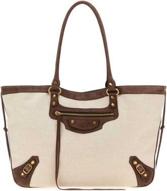 Balenciaga Natural Neo Cagole Large Tote