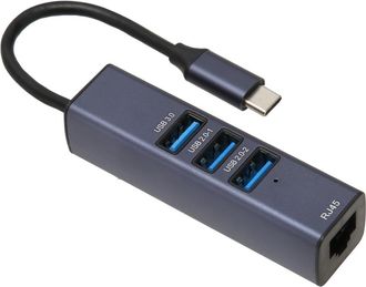 OEM Concentrador/divisor Usb-c Para Una Transferencia De Datos Estable, Adaptador Multipuerto Usb-c Plug-and-play De Alta Velocidad Con Puertos Gigabit Et
