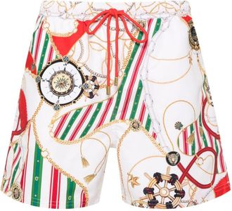 Camilla Saluti Summertime swim shorts - men - Nylon/Recycled Polyester/Elastane - L - Neutrals