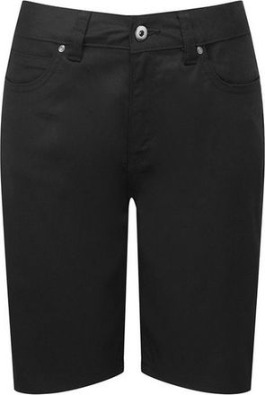 Premier Dames/Dames Chino Shorts (Zwart)