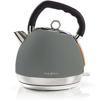 Nedis Hervidora El&eacute;ctrica 1,8 L Suave Al Tacto Gris Ne550674444