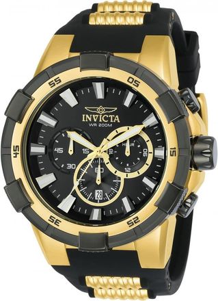 Invicta Aviator Chronograph Quartz Black Dial Mens Watch 23693