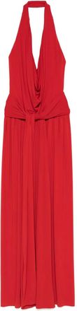 Nissa Abito con scollo allamericana - Rosso
