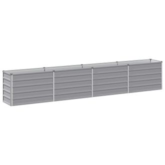 vidaXL Cama De Jard&iacute;n Elevada Gris 320 X 40 X 55 Cm Vidaxl