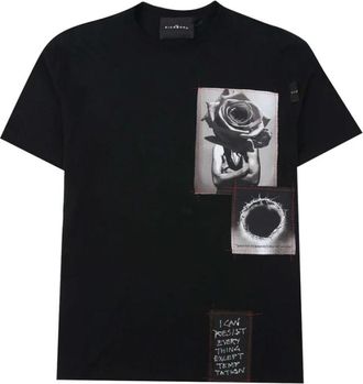 John Richmond T-shirt - Heren - T-shirts - Zwart - XS - Tops