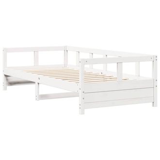 Berkfield Home Durable Daybed without Mattress White 90x200 cm Solid Wood Pine