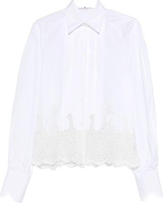 Ermanno Scervino Womens Cotton Embroide Shirt