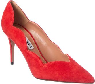 Aquazzura Petal Suede Pump